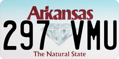 AR license plate 297VMU