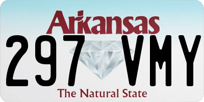 AR license plate 297VMY