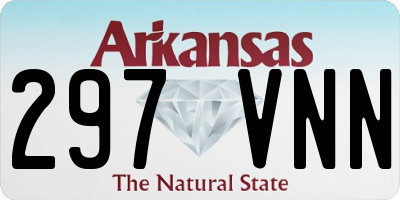 AR license plate 297VNN