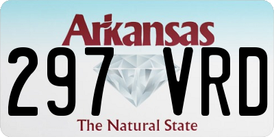 AR license plate 297VRD