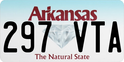 AR license plate 297VTA