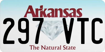 AR license plate 297VTC