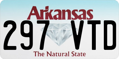 AR license plate 297VTD