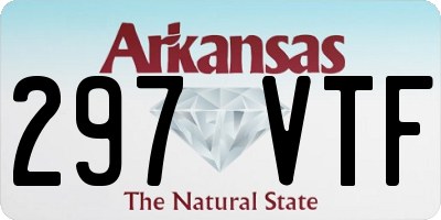 AR license plate 297VTF