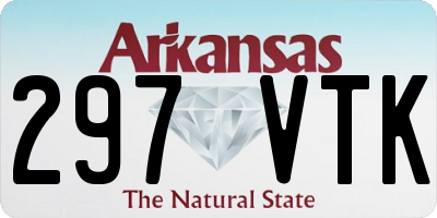 AR license plate 297VTK
