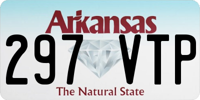 AR license plate 297VTP