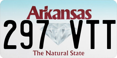 AR license plate 297VTT