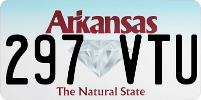 AR license plate 297VTU