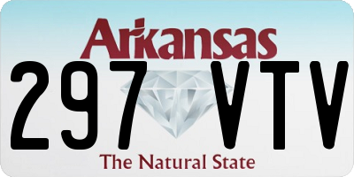 AR license plate 297VTV