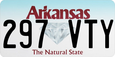 AR license plate 297VTY