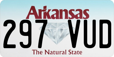 AR license plate 297VUD