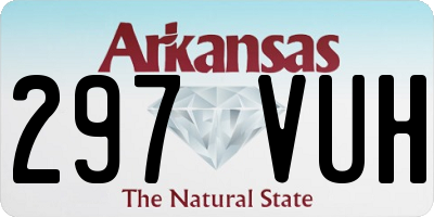 AR license plate 297VUH