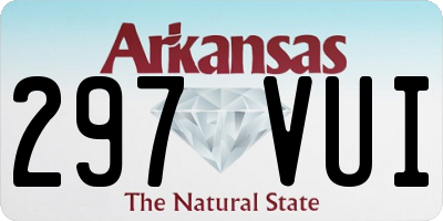 AR license plate 297VUI