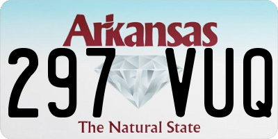 AR license plate 297VUQ