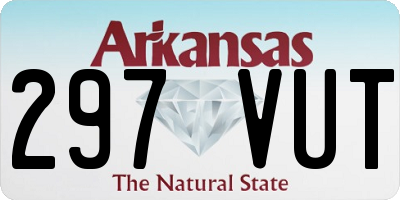 AR license plate 297VUT