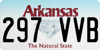 AR license plate 297VVB