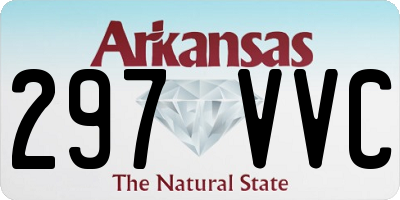 AR license plate 297VVC
