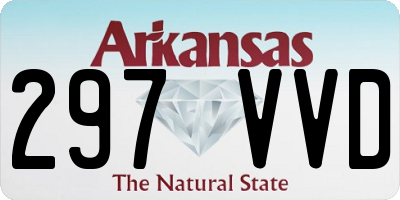 AR license plate 297VVD