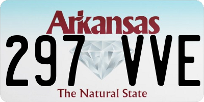 AR license plate 297VVE