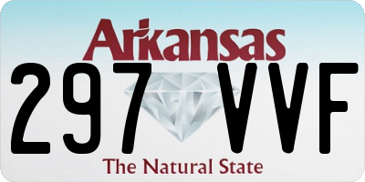 AR license plate 297VVF