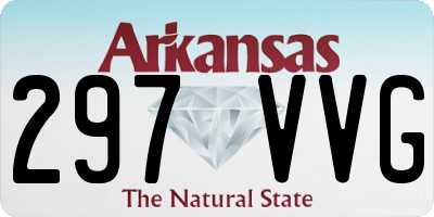 AR license plate 297VVG