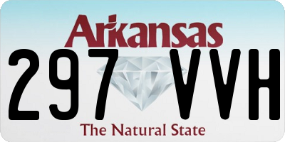 AR license plate 297VVH