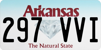 AR license plate 297VVI