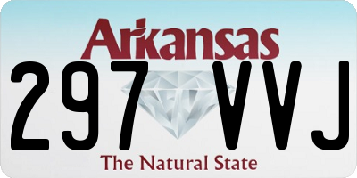 AR license plate 297VVJ