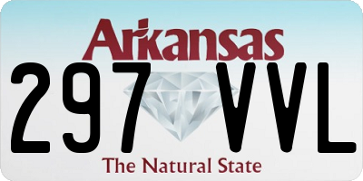 AR license plate 297VVL