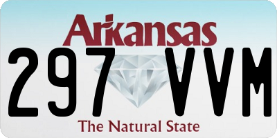AR license plate 297VVM