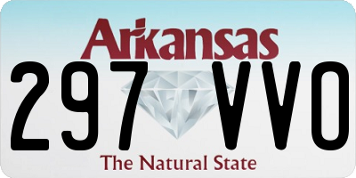 AR license plate 297VVO