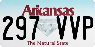 AR license plate 297VVP