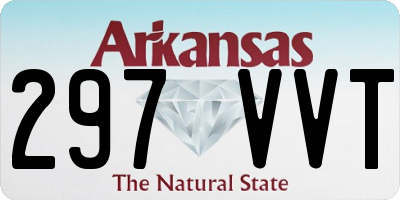 AR license plate 297VVT
