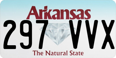 AR license plate 297VVX