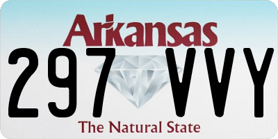 AR license plate 297VVY