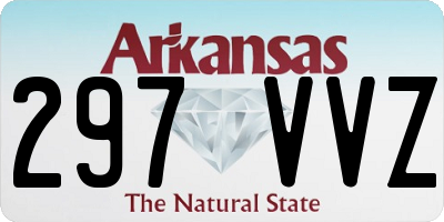 AR license plate 297VVZ