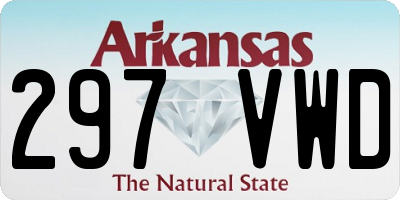 AR license plate 297VWD