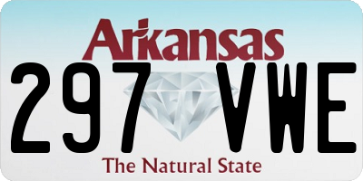 AR license plate 297VWE