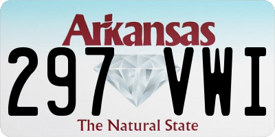 AR license plate 297VWI