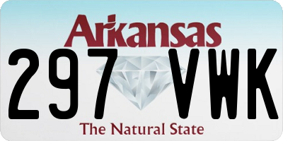 AR license plate 297VWK