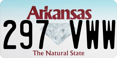 AR license plate 297VWW