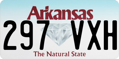 AR license plate 297VXH