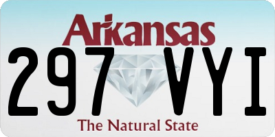 AR license plate 297VYI
