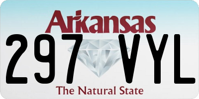 AR license plate 297VYL