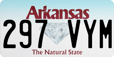 AR license plate 297VYM