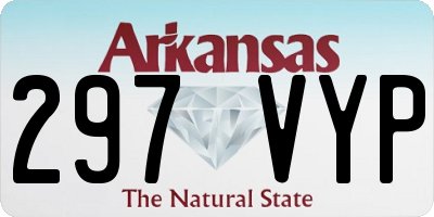 AR license plate 297VYP