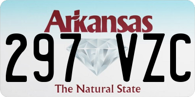 AR license plate 297VZC