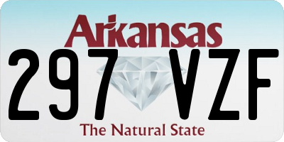 AR license plate 297VZF