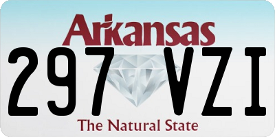 AR license plate 297VZI