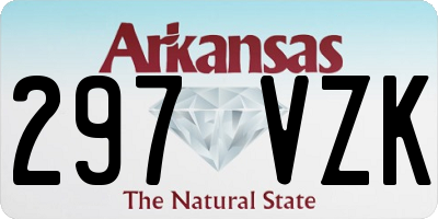AR license plate 297VZK